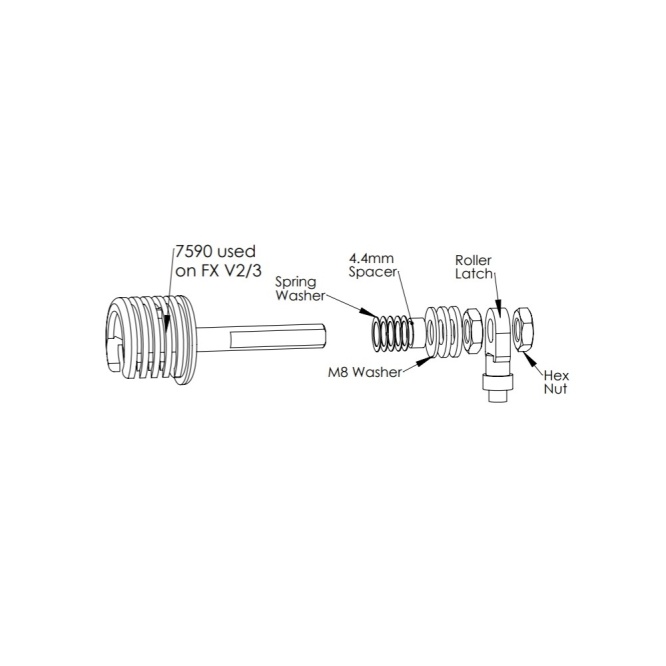 FX Complete Spindle Assembly V2